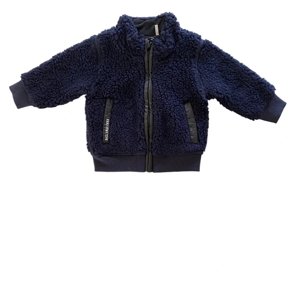 Ikks Little Boys Fleece Zip Jacket NWT
